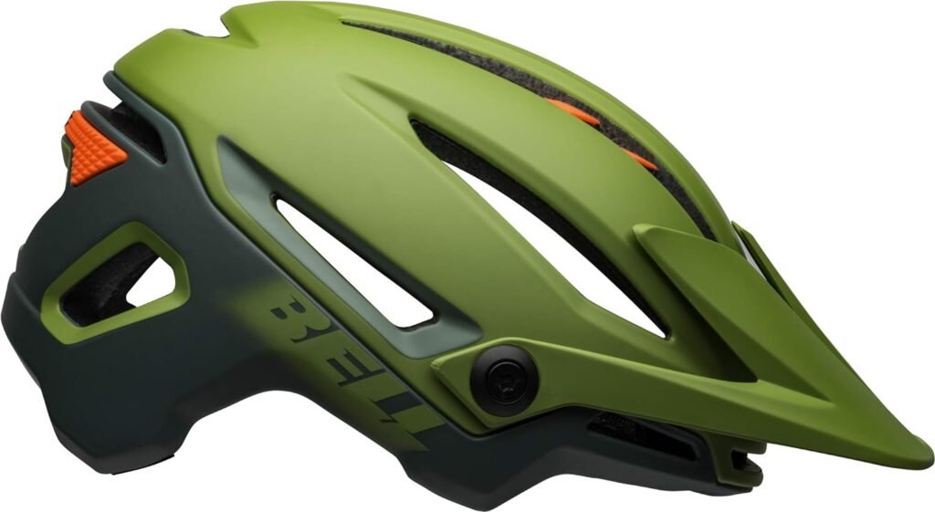 BELL Sixer MIPS Adult Mountain Bike Helmet - Matte/Gloss Green/Infrared (Discontinued), Medium (55-59 cm)